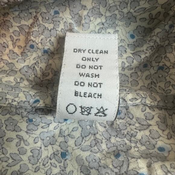 Christy Dawn Margot Cropped Top Ditsy Floral Pattern Blouse Elastic XS/S - Picture 7 of 7